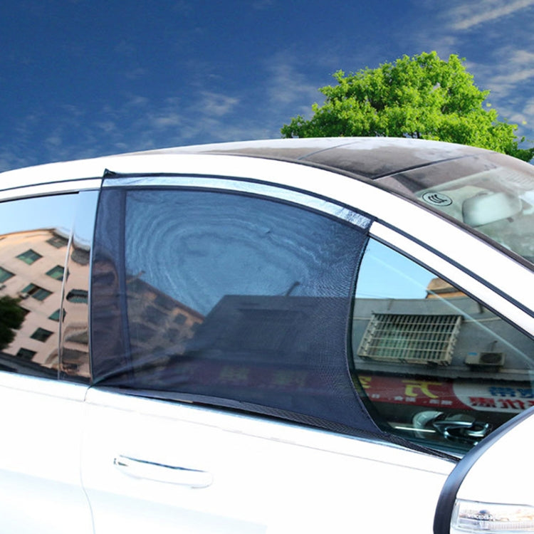 2 PCS Car Front Window Net Yarn Sunscreen Insulation Window Sunshade Cover, Size: 75*50cm by buy2fix
