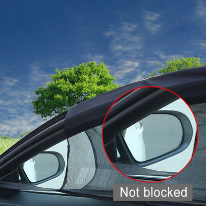 2 PCS Car Front Window Net Yarn Sunscreen Insulation Window Sunshade Cover, Size: 75*50cm by buy2fix