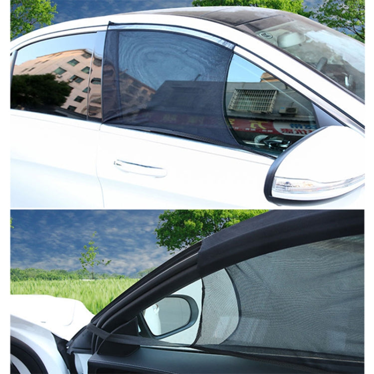 2 PCS Car Front Window Net Yarn Sunscreen Insulation Window Sunshade Cover, Size: 75*50cm by buy2fix