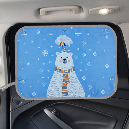 Car Large Rear Window Sunscreen Insulation Window Sunshade Cover, Size: 70*50cm by buy2fix