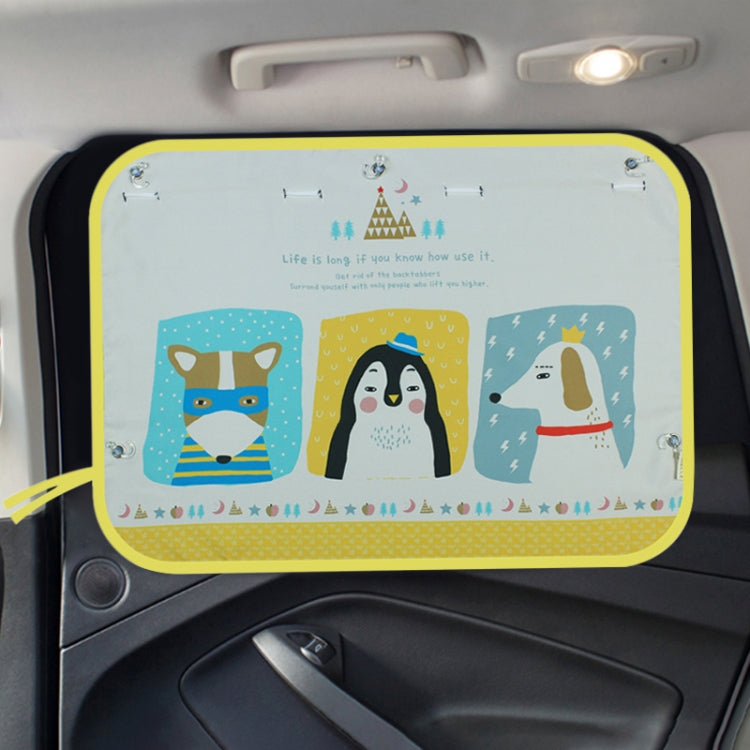 Car Large Rear Window Sunscreen Insulation Window Sunshade Cover, Size: 70*50cm by buy2fix