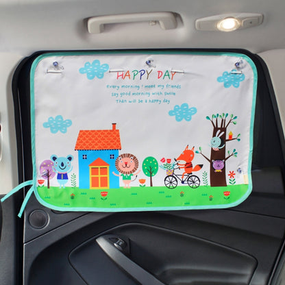 Car Large Rear Window Sunscreen Insulation Window Sunshade Cover, Size: 70*50cm by buy2fix