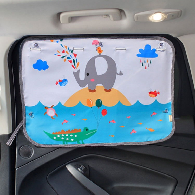 Car Large Rear Window Sunscreen Insulation Window Sunshade Cover, Size: 70*50cm by buy2fix
