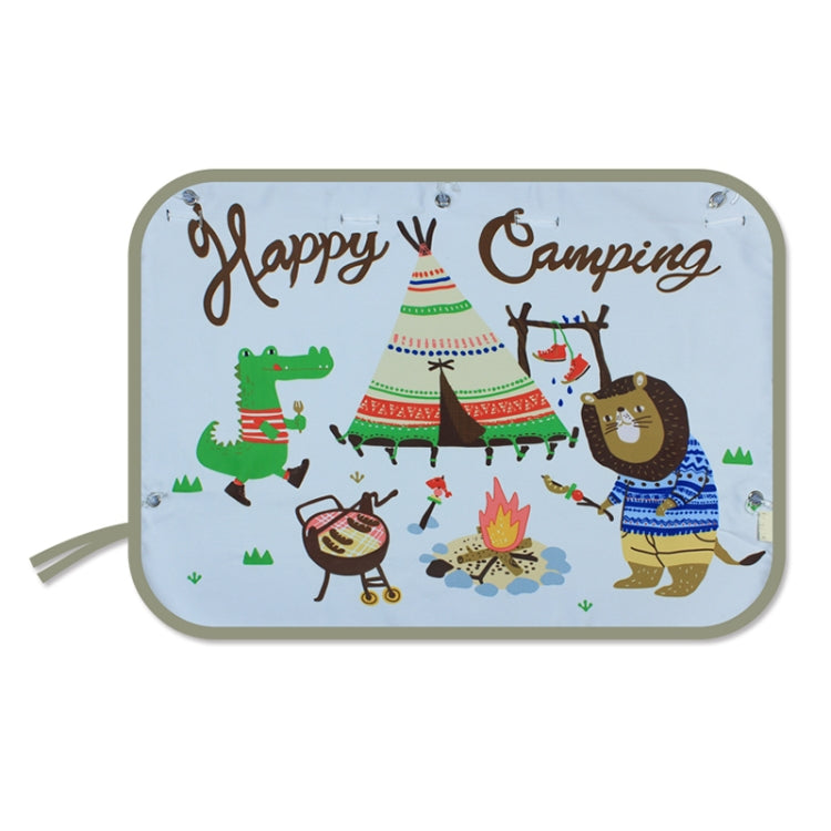 Car Large Rear Window Sunscreen Insulation Window Sunshade Cover, Size: 70*50cm by buy2fix