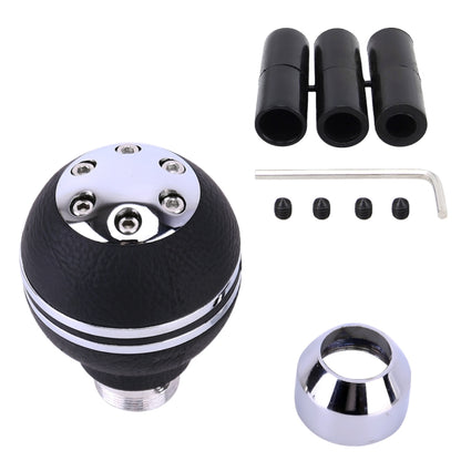 Universal Vehicle Car Shifter Leather Cover Ball Shape Manual Automatic Gear Shift Knob by buy2fix
