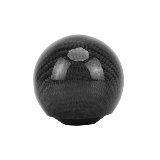 Universal Vehicle Car Shifter Cover Manual Automatic Carbon Fiber Ball Gear Shift Knob (Black) by buy2fix