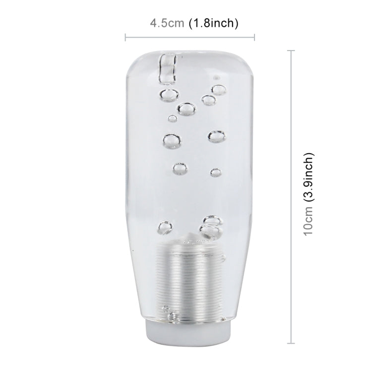 Universal Car Truck Transparent Bubble Colors LED Light Shift Knob Gear Lever Shifter, Length: 10cm by buy2fix