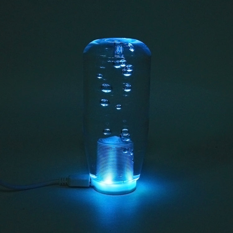 Universal Car Truck Transparent Bubble Colors LED Light Shift Knob Gear Lever Shifter, Length: 10cm by buy2fix
