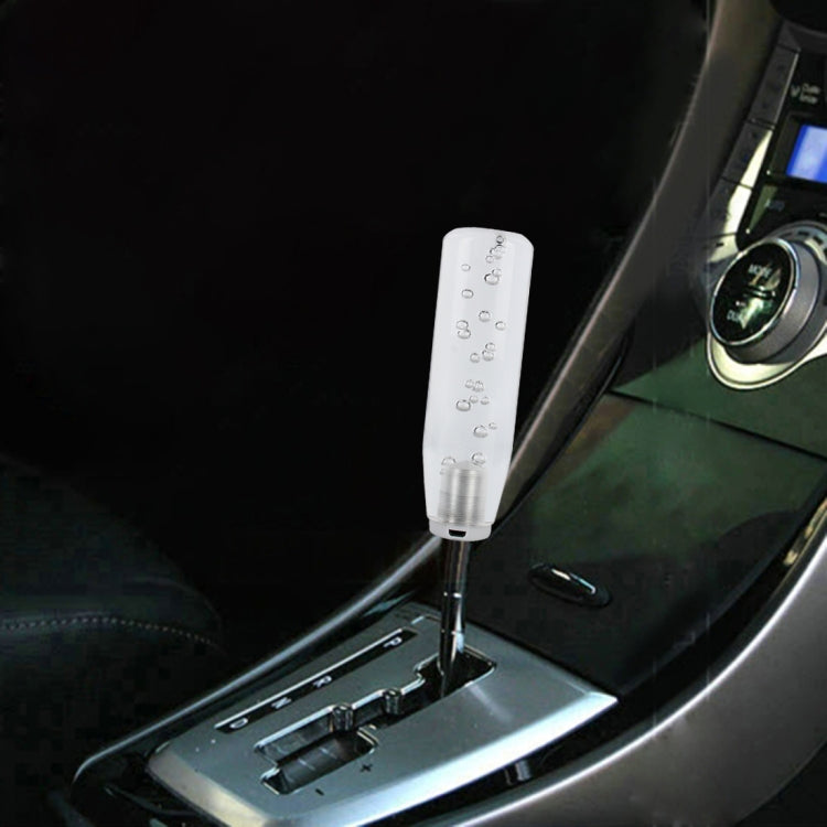 Universal Car Truck Transparent Bubble Colors LED Light Shift Knob Gear Lever Shifter, Length: 15cm by buy2fix