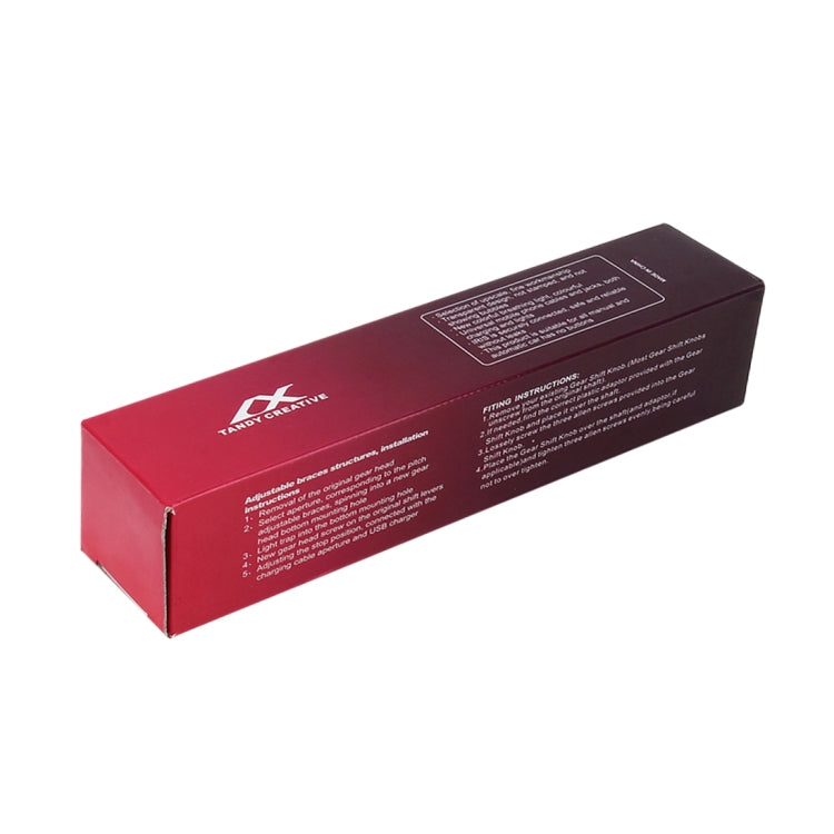 Universal Car Truck Transparent Bubble Colors LED Light Shift Knob Gear Lever Shifter, Length: 20cm by buy2fix