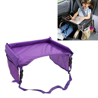 Child Baby Toddler Stroller Organizer Travel Snack Toy Car Seat Activity Tray(Purple) by buy2fix
