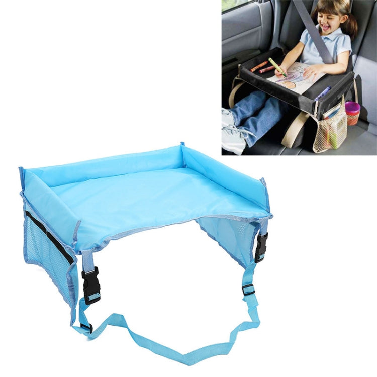 Child Baby Toddler Stroller Organizer Travel Snack Toy Car Seat Activity Tray(Baby Blue) by buy2fix