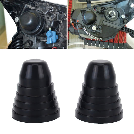 2 PCS Universal Headlight Soft Rubber Dust Cover, Suitable for 50-70cm Inner Diameter - Car Light Accessories by buy2fix | Online Shopping UK | buy2fix