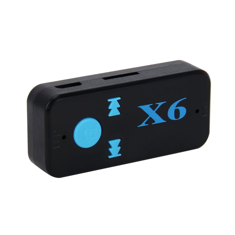 HQX6 Car Bluetooth V4.1 Audio Music Player Receiver Adapter, Support Wireless Hands-free & TF Card & USB Charge - Bluetooth Adapters by buy2fix | Online Shopping UK | buy2fix