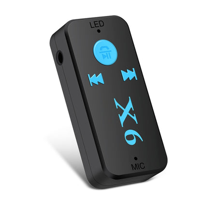 HQX6 Car Bluetooth V4.1 Audio Music Player Receiver Adapter, Support Wireless Hands-free & TF Card & USB Charge - Bluetooth Adapters by buy2fix | Online Shopping UK | buy2fix
