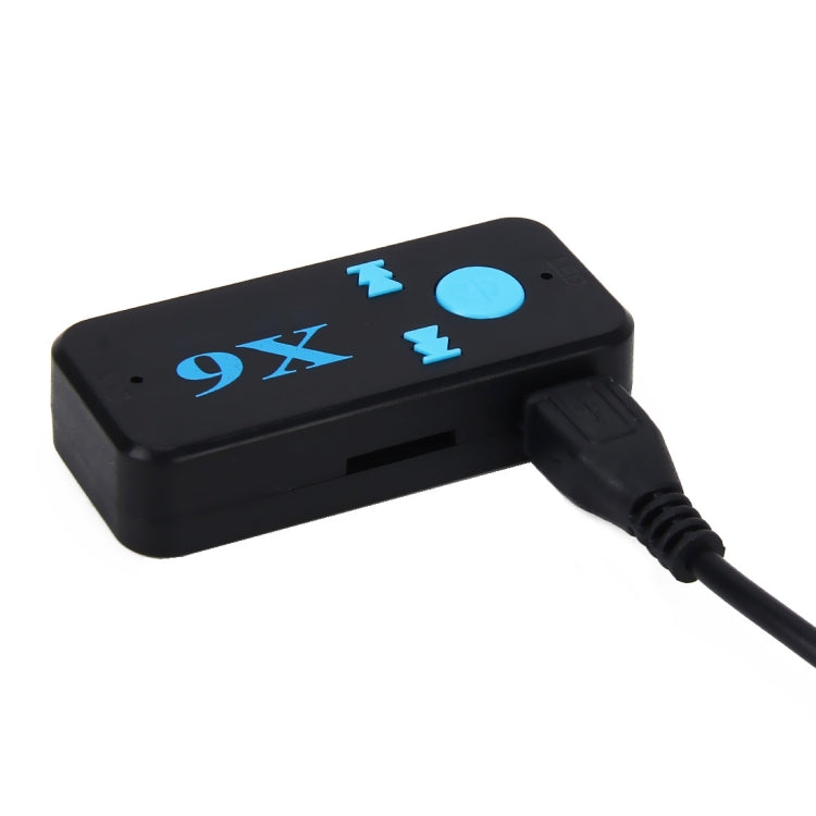 HQX6 Car Bluetooth V4.1 Audio Music Player Receiver Adapter, Support Wireless Hands-free & TF Card & USB Charge - Bluetooth Adapters by buy2fix | Online Shopping UK | buy2fix
