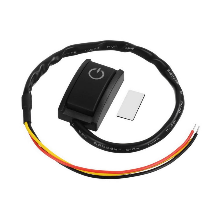 Jtron Car DIY Switch Paste Type Button Switch Paste Type Button Switch Double Sided with Adhesive Tape OFF/ON DC 12V/200mA - Car Switches by buy2fix | Online Shopping UK | buy2fix