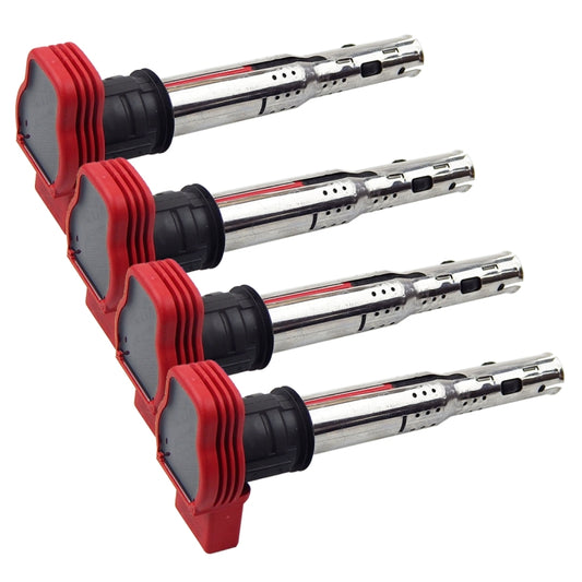 4 PCS Replace Car Ignition Coil Type 06E905115A/B/C/E/F Coils Suitable for 4-cylinder Engine For  Audi A6L 2.4 Year  After 2005, Random Number Delivery - Ignition System by buy2fix | Online Shopping UK | buy2fix