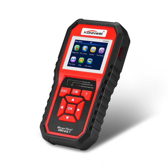 KONNWEI KW850 OBDII / CAN-Auto-Diagnose-Scan-Tools Auto-Scan-Adapter-Scan-Tool unterstützt 8 Sprachen und 6 Protokolle (kann auch Batterie und Spannung erkennen, erkennt nur 12-V-Benzinauto)