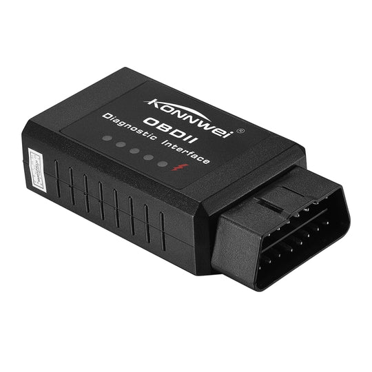 KONNWEI KW910 Outils d'analyse de diagnostic automatique de voiture OBDII dédiés au téléphone Android Adaptateur d'analyse automatique Outil d'analyse Prise en charge de 6 protocoles (ne peut détecter que les voitures à essence 12 V)