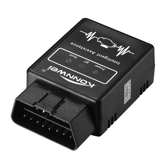 KONNWEI KW912 Outils d'analyse de diagnostic automatique de voiture OBDII dédiés au téléphone Android Adaptateur d'analyse automatique Outil d'analyse Prise en charge de 6 protocoles (ne peut détecter que les voitures à essence 12 V)