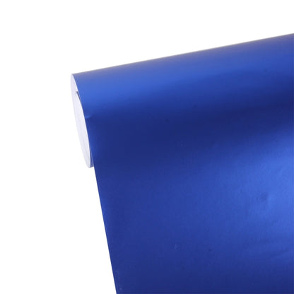 5m * 0.5m Ice Blue Metallic Matte Icy Ice Car Decal Wrap Auto Wrapping Vehicle Sticker Motorcycle Sheet Tint Vinyl Air Bubble Free(Dark Blue) by buy2fix