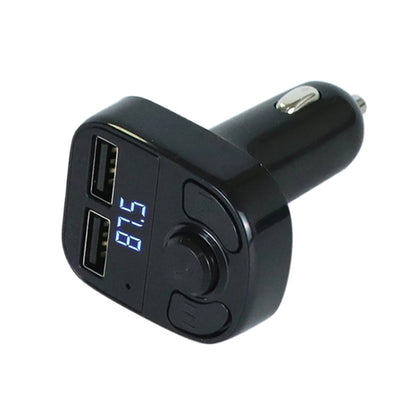X8 Car MP3 Wireless Stereo Music Player Full Frequent FM Transmitter Wireless Car Charger Adapter with Dual USB Ports Digital Display Support U Disk and TF Card Wireless Headset for Mobile Phone - Bluetooth Car Kits by buy2fix | Online Shopping UK | buy2fix