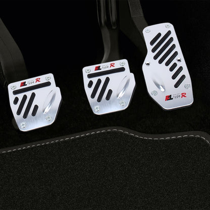 CS-321 3 in 1 Non-Slip Manual Car Truck Pedals Foot Brake Pad Cover Set (Black) by buy2fix