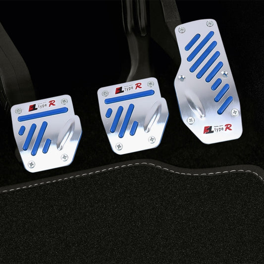 CS-321 3 in 1 Non-Slip Manual Car Truck Pedals Foot Brake Pad Cover Set (Blue) - Foot Pedal by buy2fix | Online Shopping UK | buy2fix
