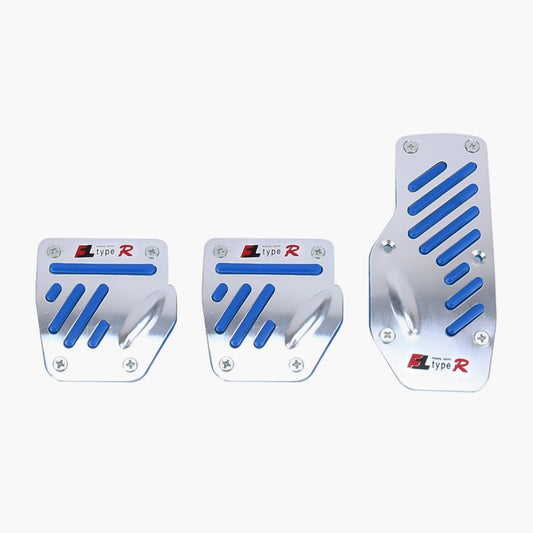 CS-321 3 in 1 Non-Slip Manual Car Truck Pedals Foot Brake Pad Cover Set (Blue) - Foot Pedal by buy2fix | Online Shopping UK | buy2fix