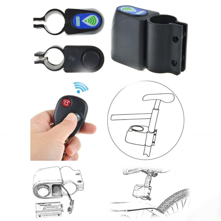 Universal Wireless Security Alarm Bicycle Alarm with Remote Control by buy2fix