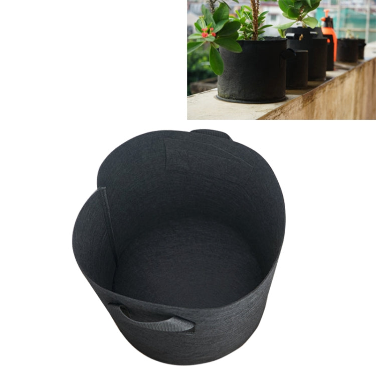 3 Gallon Planting Grow Bag Thickened Non-woven Aeration Fabric Pot Container with Handle - Flower Pots & Planters by buy2fix | Online Shopping UK | buy2fix