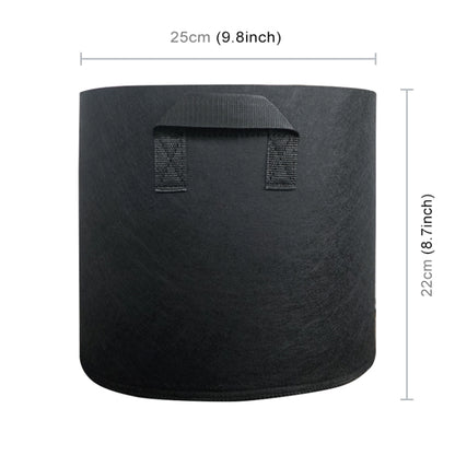 3 Gallon Planting Grow Bag Thickened Non-woven Aeration Fabric Pot Container with Handle - Flower Pots & Planters by buy2fix | Online Shopping UK | buy2fix