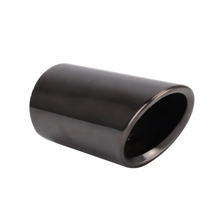 2 PCS Car Styling Stainless Steel Exhaust Tail Muffler Tip Pipe for VW Volkswagen 1.8T/2T Swept Volume, Audi A1/A3/A4L/Q3/Q5(Black) - Exhaust Pipes by buy2fix | Online Shopping UK | buy2fix