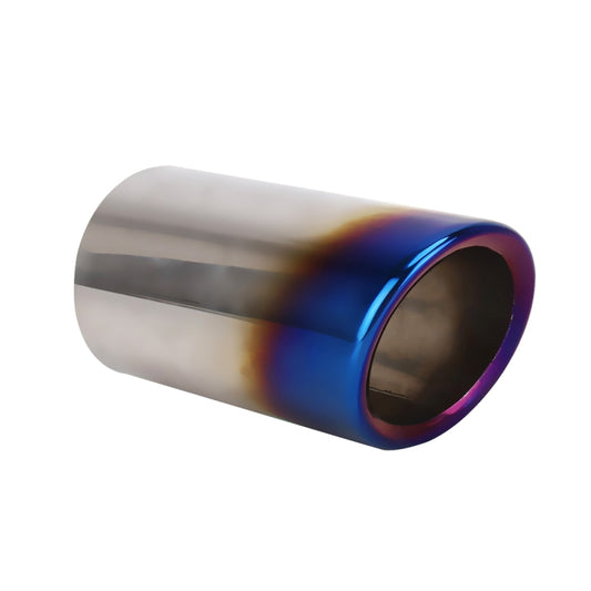 2 PCS Car Styling Stainless Steel Exhaust Tail Muffler Tip Pipe for VW Volkswagen 1.8T/2T Swept Volume, Audi A1/A3/A4L/Q3/Q5(Blue) - Exhaust Pipes by buy2fix | Online Shopping UK | buy2fix