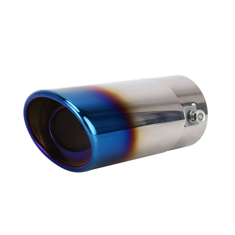 Universal Car Styling Stainless Steel Straight Exhaust Tail Muffler Tip Pipe - Exhaust Pipes by buy2fix | Online Shopping UK | buy2fix