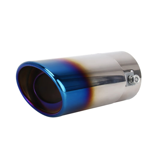 Universal Car Styling Stainless Steel Straight Exhaust Tail Muffler Tip Pipe - Exhaust Pipes by buy2fix | Online Shopping UK | buy2fix