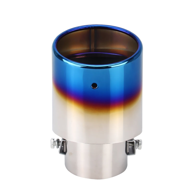Universal Car Styling Stainless Steel Straight Exhaust Tail Muffler Tip Pipe - Exhaust Pipes by buy2fix | Online Shopping UK | buy2fix