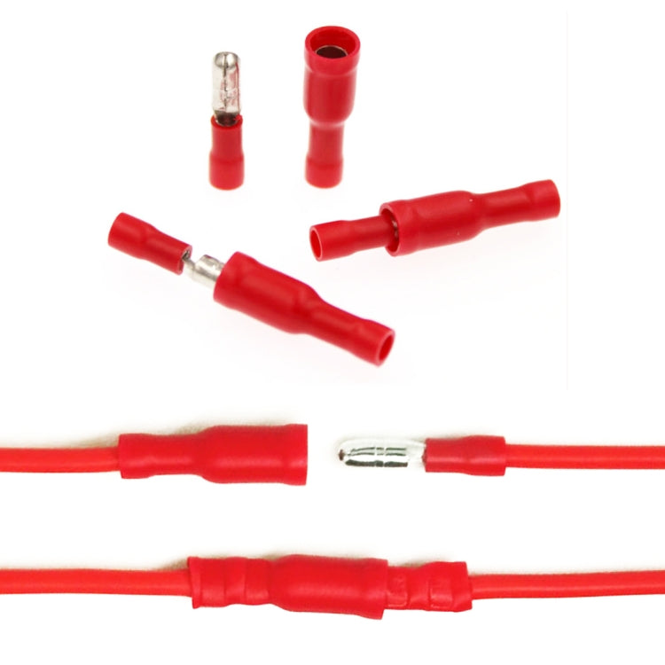 60 in 1 Mixed Cold Press Electrical Insulated Terminals Bullet Solderless Crimp Connectors Kit - Booster Cable & Clip by buy2fix | Online Shopping UK | buy2fix