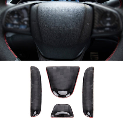 4 in 1 Steering Wheel H Logo Trim Decal Sticker for Honda Civic 10th Gen 2016-2019 - Car Interior Mouldings by buy2fix | Online Shopping UK | buy2fix