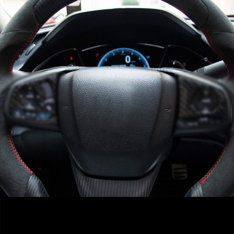 4 in 1 Steering Wheel H Logo Trim Decal Sticker for Honda Civic 10th Gen 2016-2019 - Car Interior Mouldings by buy2fix | Online Shopping UK | buy2fix