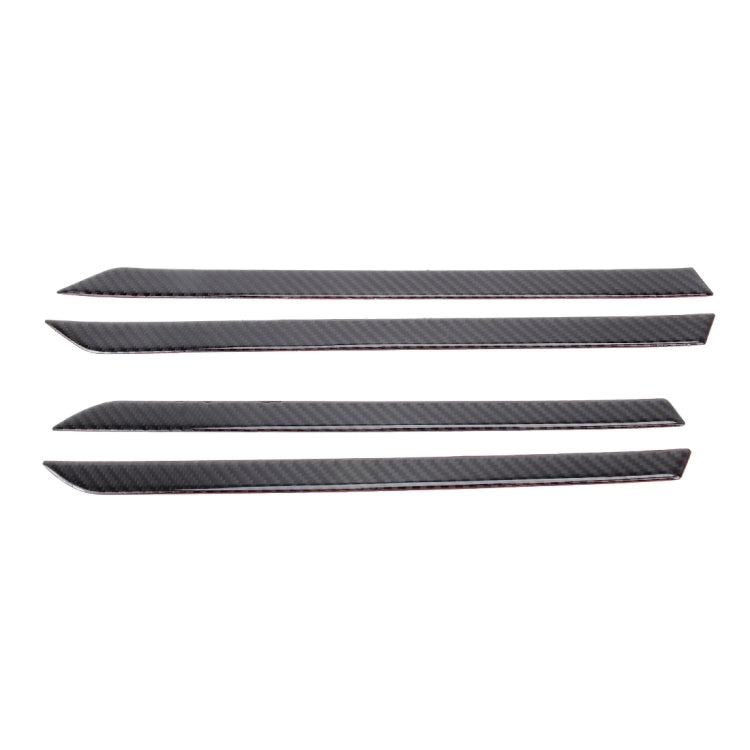 Carbon Fiber 3D Interior Door Trim Decals DIY Decorative Sticker for Honda Civic 10th Gen 2016-2019 by buy2fix