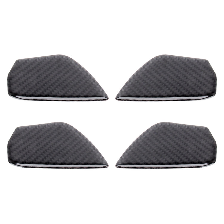 Carbon Fiber Inner Door Handle Bowl Cover Trim Decals Decorative Sticker for Honda Civic 10th Gen by buy2fix