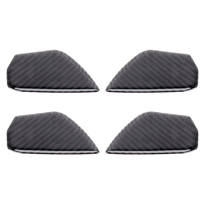 Carbon Fiber Inner Door Handle Bowl Cover Trim Decals Decorative Sticker for Honda Civic 10th Gen by buy2fix