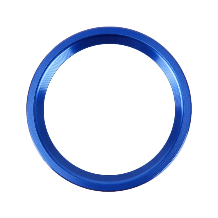 Car Engine Start Key Push Button Ring Trim Aluminum Alloy Sticker Decoration for Audi(Blue) by buy2fix