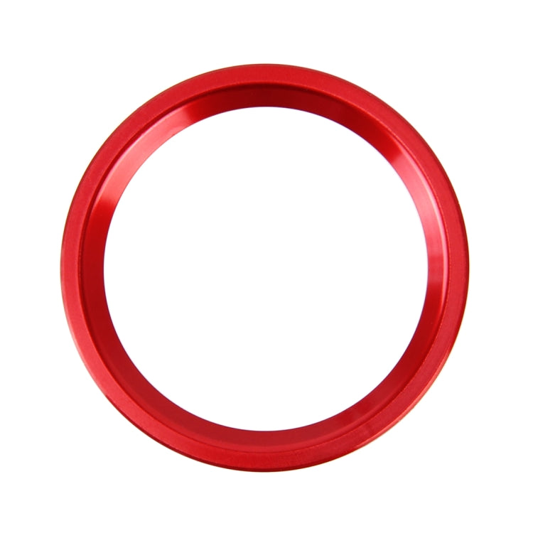 Car Engine Start Key Push Button Ring Trim Aluminum Alloy Sticker Decoration for Audi(Red) by buy2fix