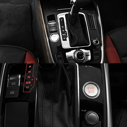 Car Engine Start Key Push Button Ring Trim Aluminum Alloy Sticker Decoration for Audi(Silver) by buy2fix