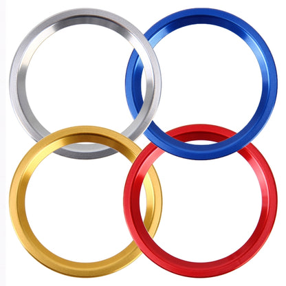 Car Engine Start Key Push Button Ring Trim Aluminum Alloy Sticker Decoration for Audi(Gold) by buy2fix