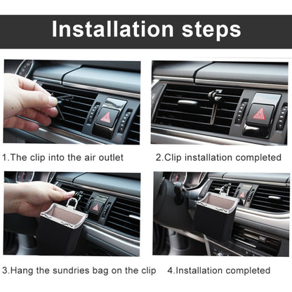 Universal Car Air Vent Mount Outlet Storage Box Case Bag Pouch Phone Holder by buy2fix