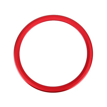 Car Auto Steering Wheel Aluminum Alloy Ring Cover Trim Sticker Decoration for Jaguar(Red) by buy2fix